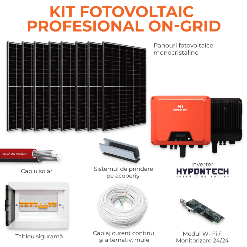 Kit fotovoltaic ION-GRID 20,25 KW – Trifazat